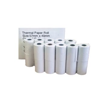 Postron Thermal 57mm X 40mm Credit Card Paper Rolls